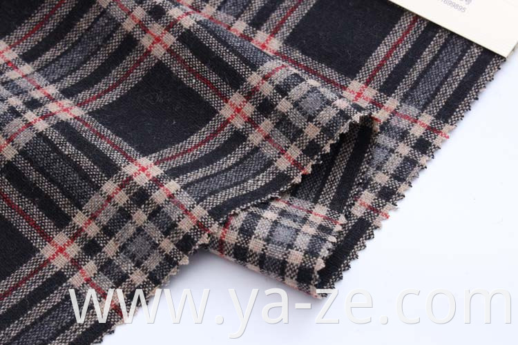 Hot selling cheap custom woven woolen wool check tweed plaid manufacturer fabric for overcoat suit blazer woolen wool suit manufacturer fabric for women cloth